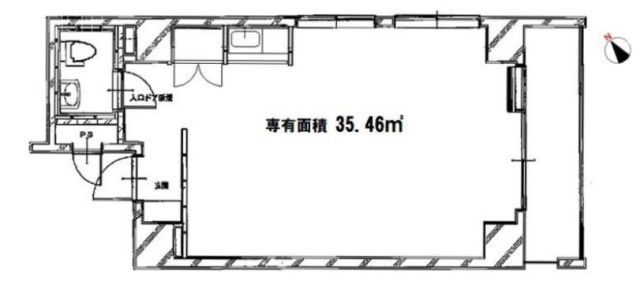 銀座永谷タウンプラザ304 間取り図