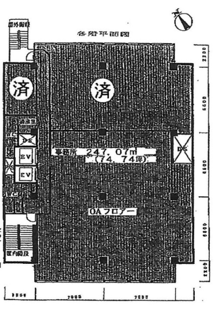 東興本社ビル6F 間取り図