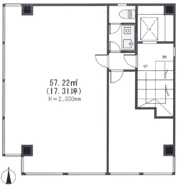 大坂ビル3F 間取り図