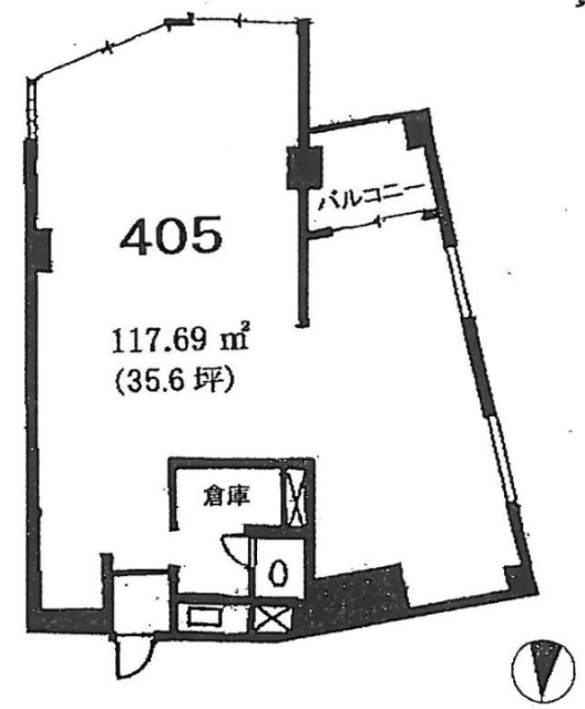 原宿タウンホーム405 間取り図