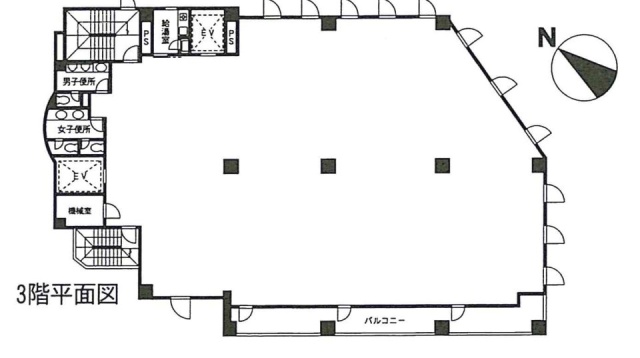 IMAS目黒ビル3F 間取り図