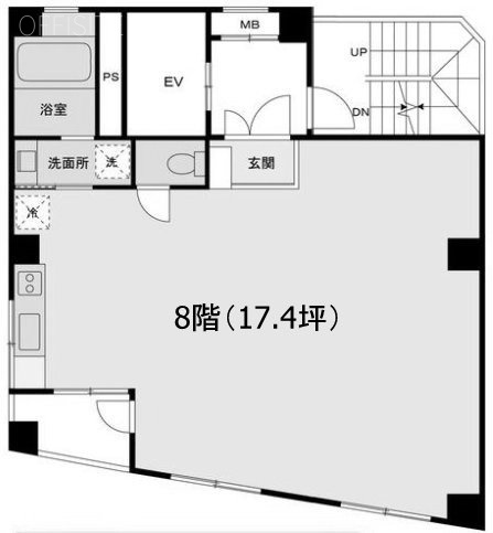 武田ビル8F 間取り図