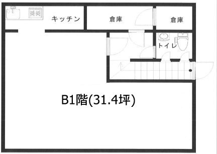 第一元太ビルB1F 間取り図