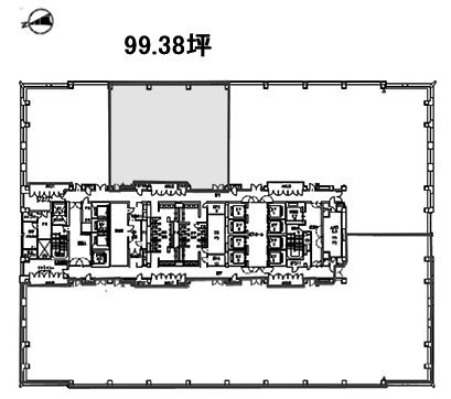 セレスティン芝三井ビル802 間取り図