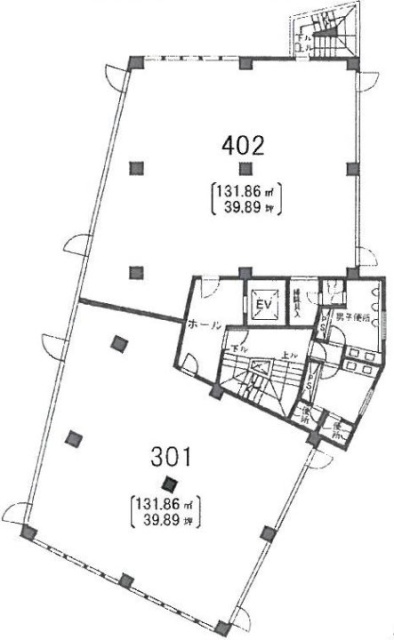 安達ビジネス・パークビル301 間取り図