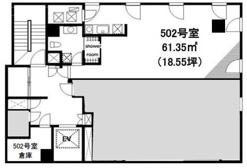 ASITIS芝502 間取り図