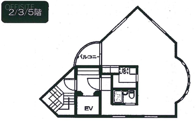 東麻布BOAビル2F 間取り図