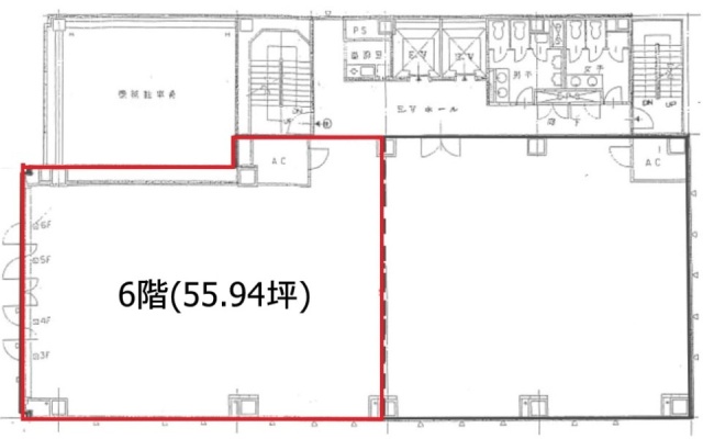 国立KTビル6F 間取り図