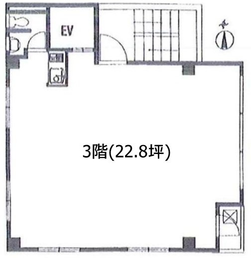 橋本ビル3F 間取り図