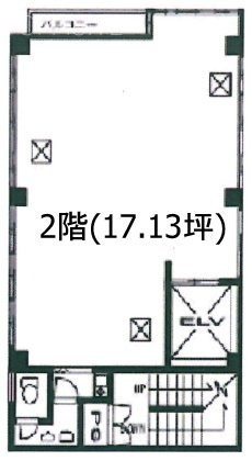 ヤマフジビル2F 間取り図