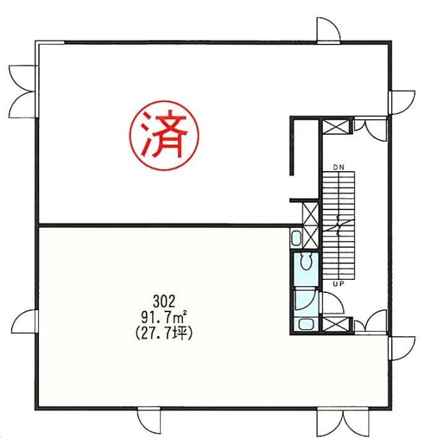 y-valleyビル302 間取り図