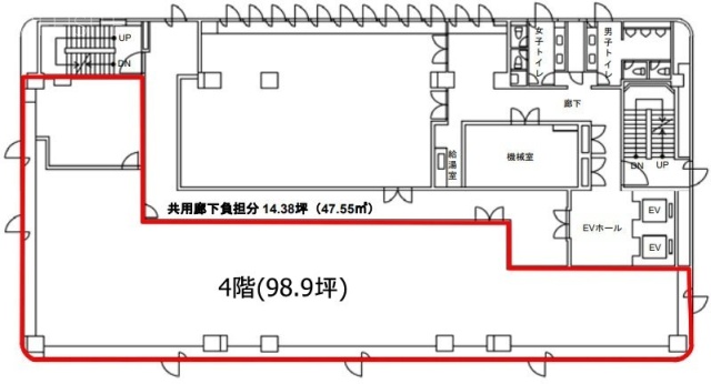 サンホリベル4F 間取り図