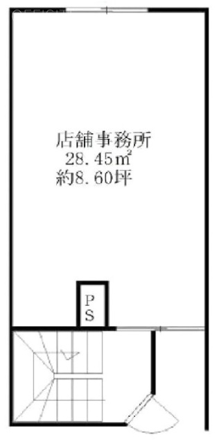 達磨ビル1F 間取り図
