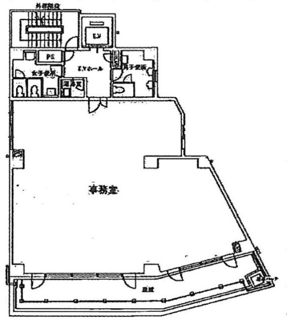 渋谷111ビル4F 間取り図