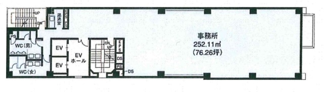 新宿御苑東栄ビル2F 間取り図