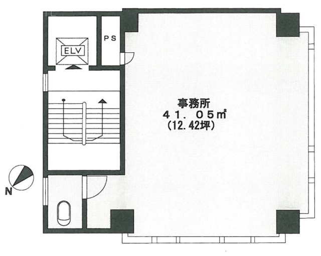 塩田第1ビル2F 間取り図