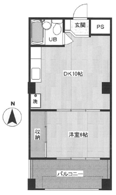 冨久正(ふくせい)ビル303 間取り図