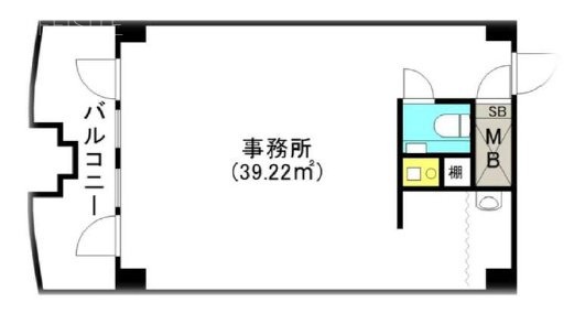 MAX-1ビル1103 間取り図