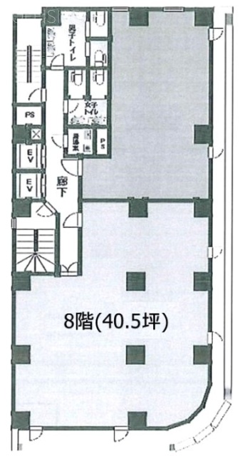 信友山の手池袋ビル8F 間取り図