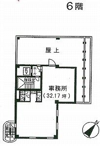 山崎ビル6F 間取り図