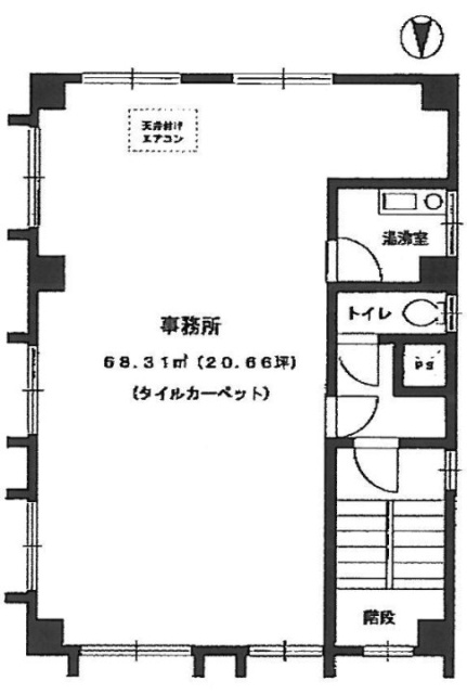 天津ビル2F 間取り図