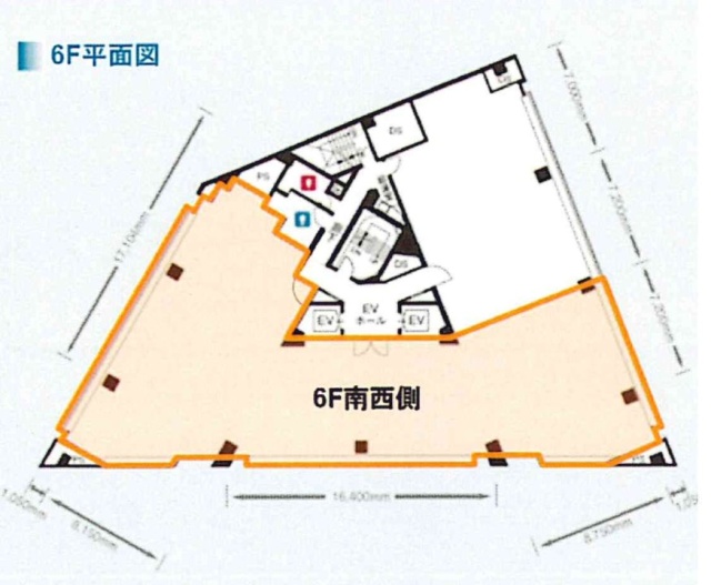 32芝公園ビル601 間取り図