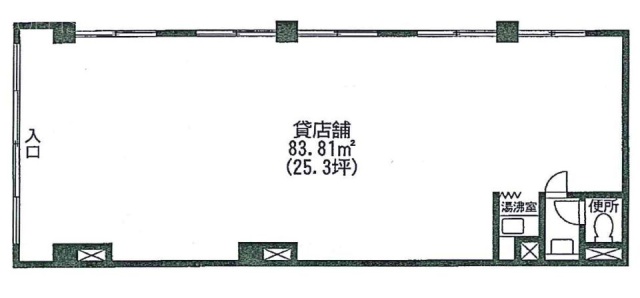 コーポ調布ビル1F 間取り図