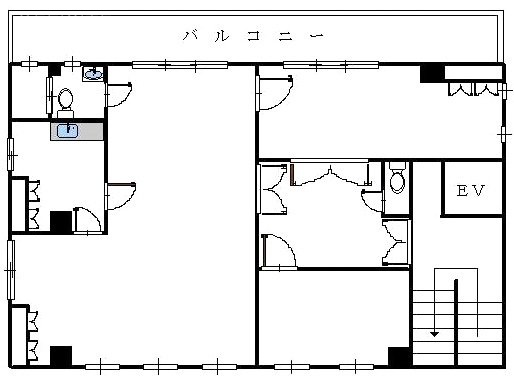 成瀬ビル4F 間取り図