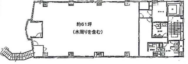 中村ビル2F 間取り図