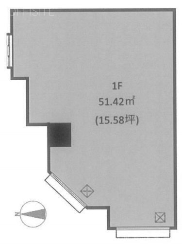 科研ビル1F 間取り図