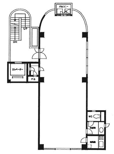 タケイビル5F 間取り図