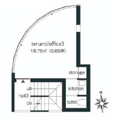 HARVEY神田司町3F 間取り図