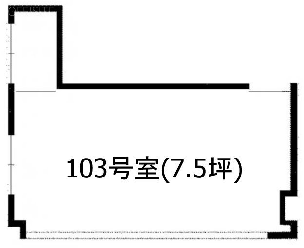 ストーク湯島横見坂ビル103 間取り図