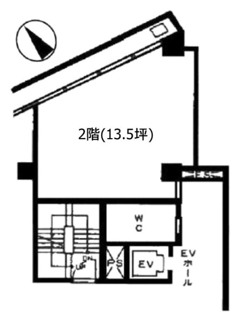 クレール五反田ビル2F 間取り図