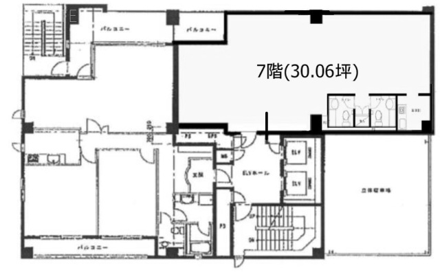 いちご高田馬場ビル7F 間取り図