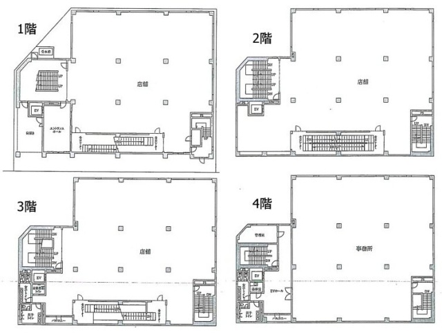 T’s LINK HONATSUGI1F～4F 間取り図