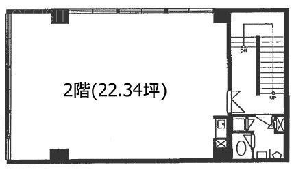 林精密ビル2F 間取り図