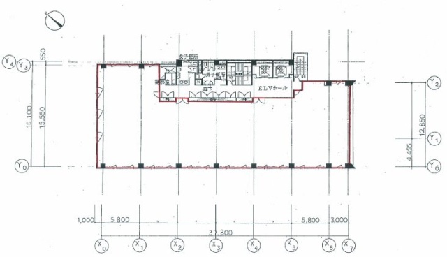 住友不動産ニ番町ビル2F 間取り図