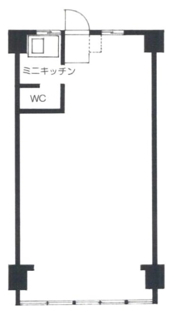 原宿第2コーポ603 間取り図