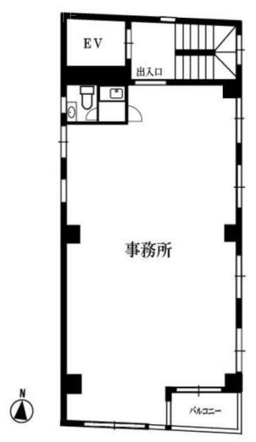 加藤パークビル2F 間取り図