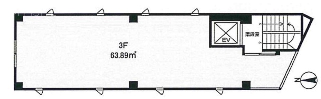 フォースクエアビル3F 間取り図