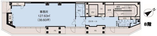 長沼ビル8F 間取り図