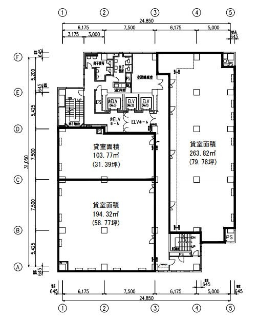 明治安田生命川崎ビル6F 間取り図