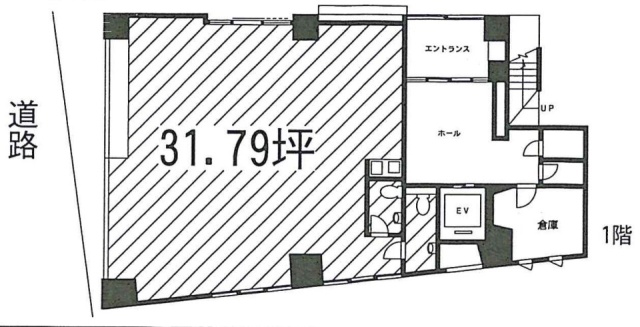 ホーコス芝橋ビル1F 間取り図