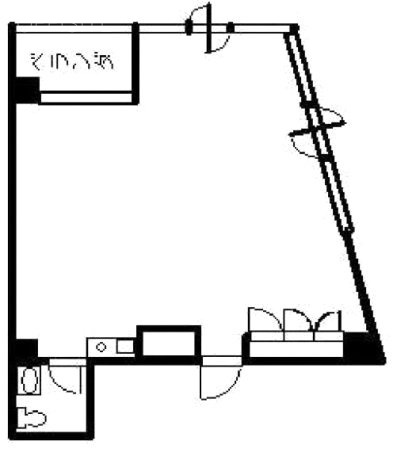 クリヤマビル2F 間取り図