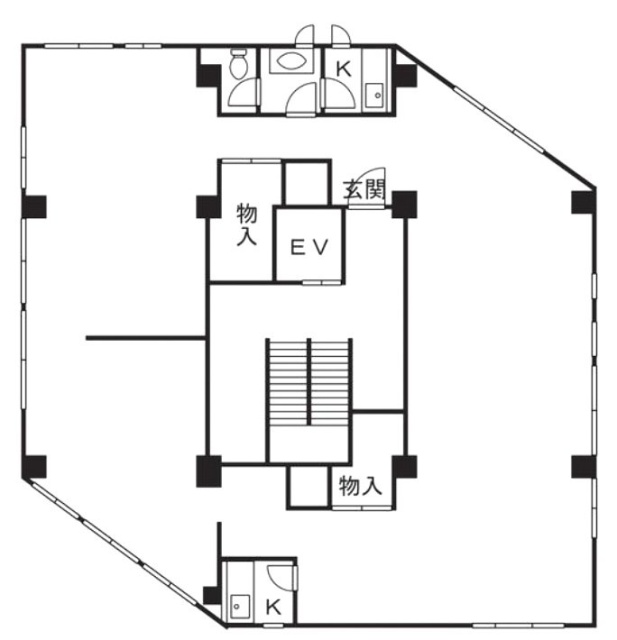 メゾンクレール7F 間取り図