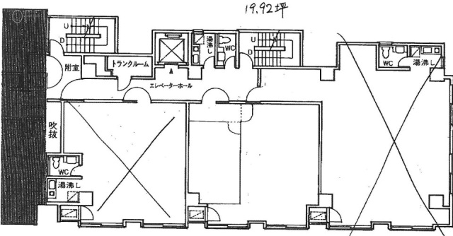 十全ビル本館・新館605 間取り図