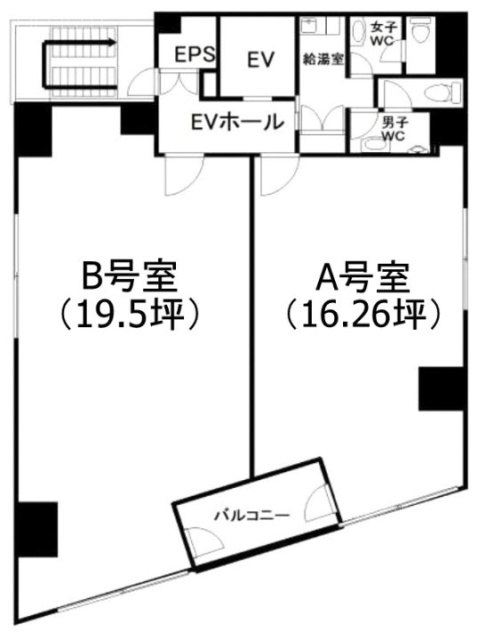 シティープライム日本橋B 間取り図