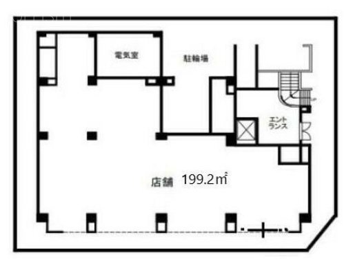 山久マンション1F 間取り図