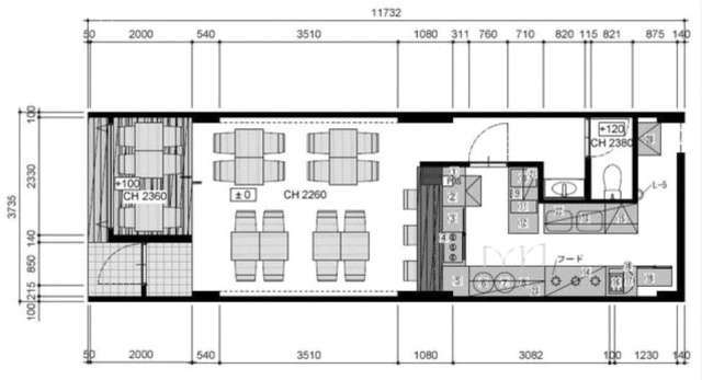 赤堤マンション1F 間取り図